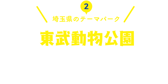 埼玉県のテーマパーク！東武動物公園！実体験を通して学べる ハイブリッド・レジャーランド